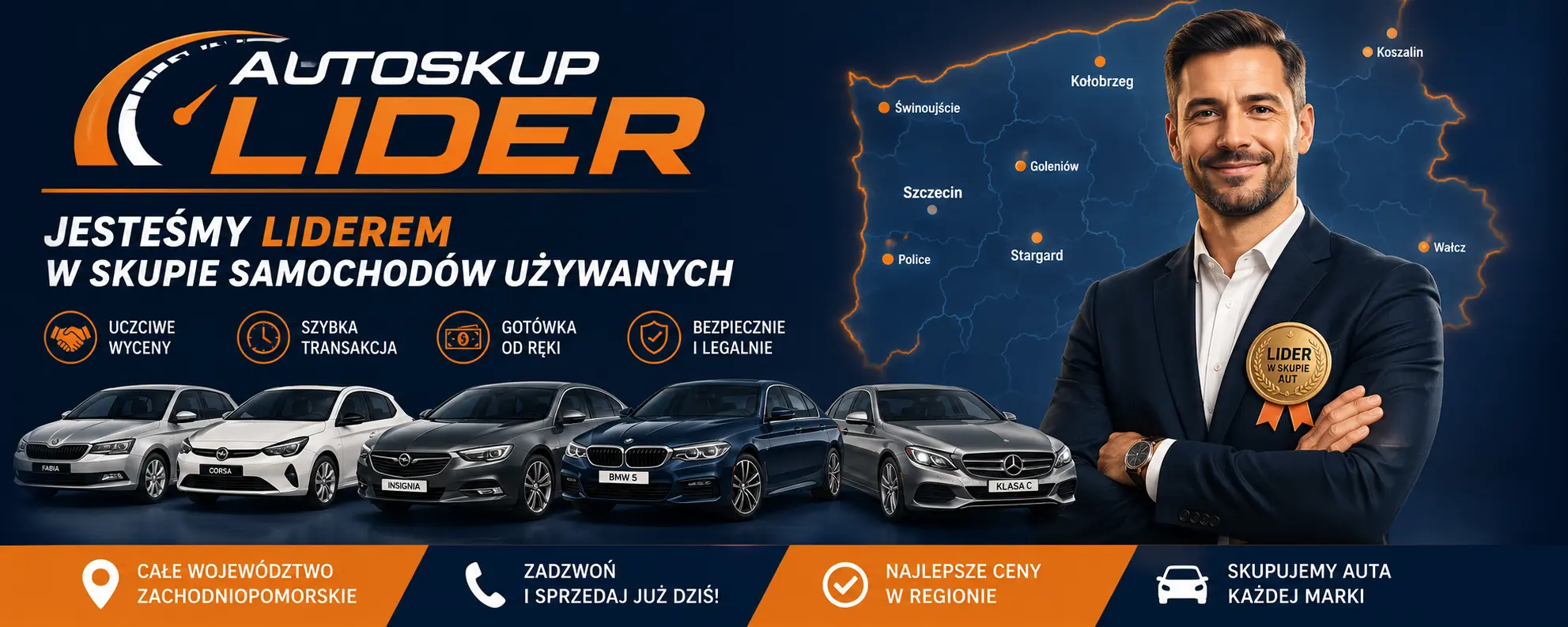 autoskup-lider-baner Skup Aut Zachodniopomorskie LIDER